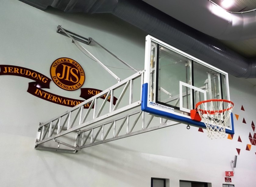 Basketball Wall Mounted with Safety Tempered Glass (Foldable)