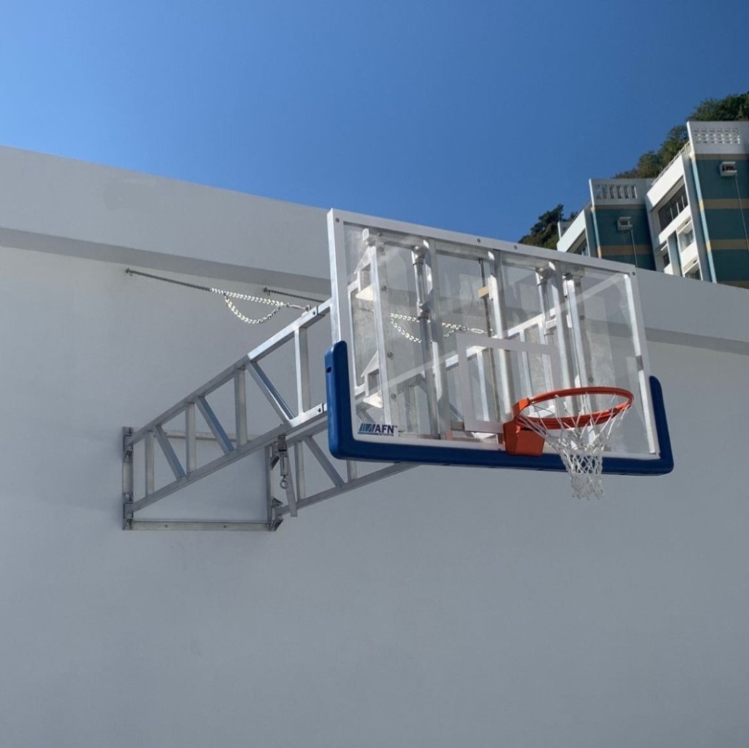 Basketball Wall Mounted with Acrylic Backboard (Foldable)