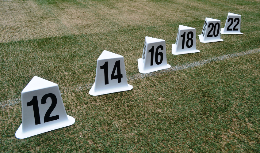 Distance Marker Boxes for Shot Put